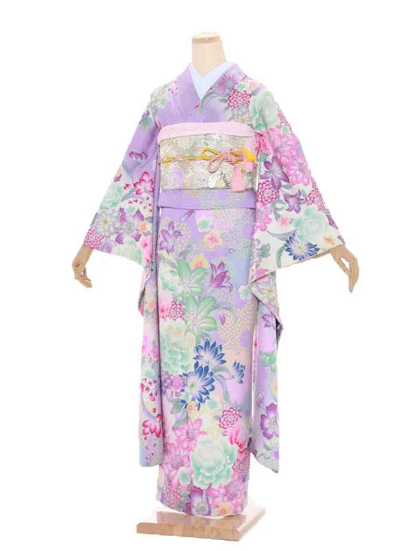 ▪︎振袖▪︎単品▪︎ピンク▪︎パープル▪︎紫▪︎正絹▪︎成人式　卒業式　入学式 楽天市場】【2026年成人式 1月 予約受付中】【レンタル】振袖 27