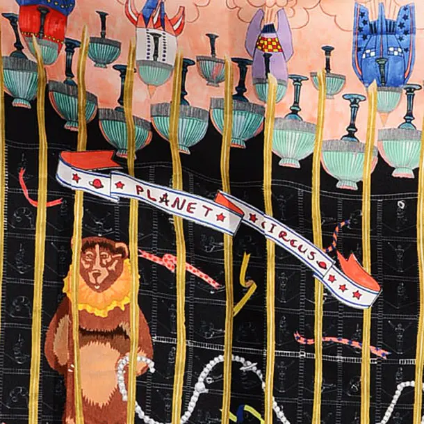 振袖973 ﾂﾓﾘﾁｻﾄ ﾌﾟﾗﾈｯﾄｻｰｶｽ黒 | 着物レンタルの京都かしいしょう