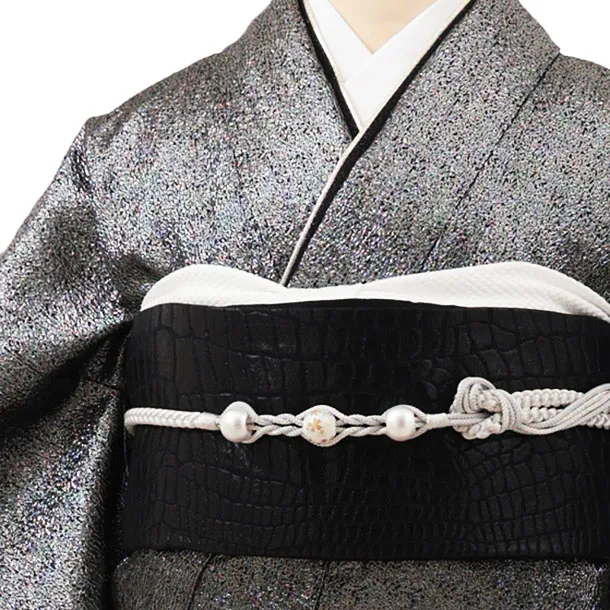 黒×シルバー　未使用　振袖フルセット　ブランド re-furisode-185-1-1.jpg