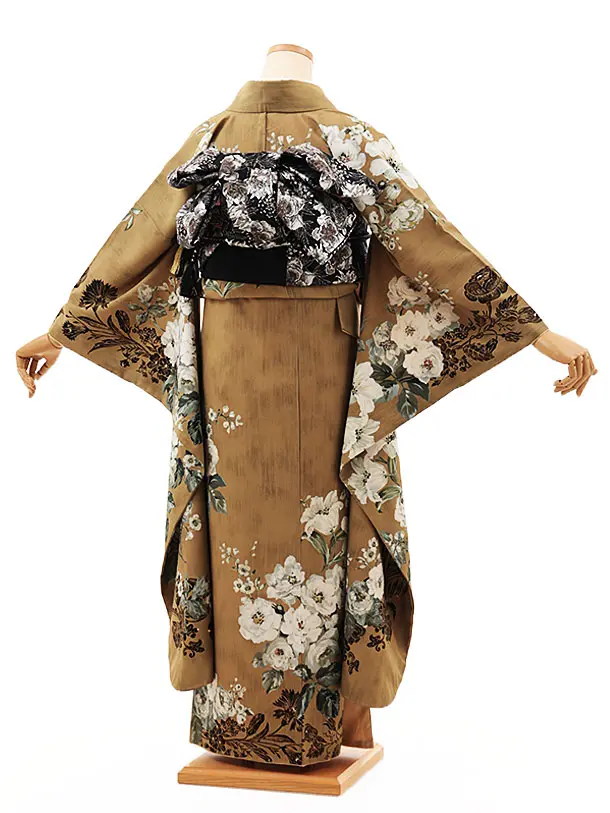 振袖レンタル1371 JILLSTUART キャメル オールドローズ | 着物レンタル