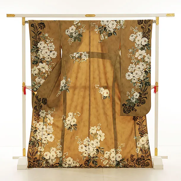 振袖レンタル1371 JILLSTUART キャメル オールドローズ | 着物レンタル