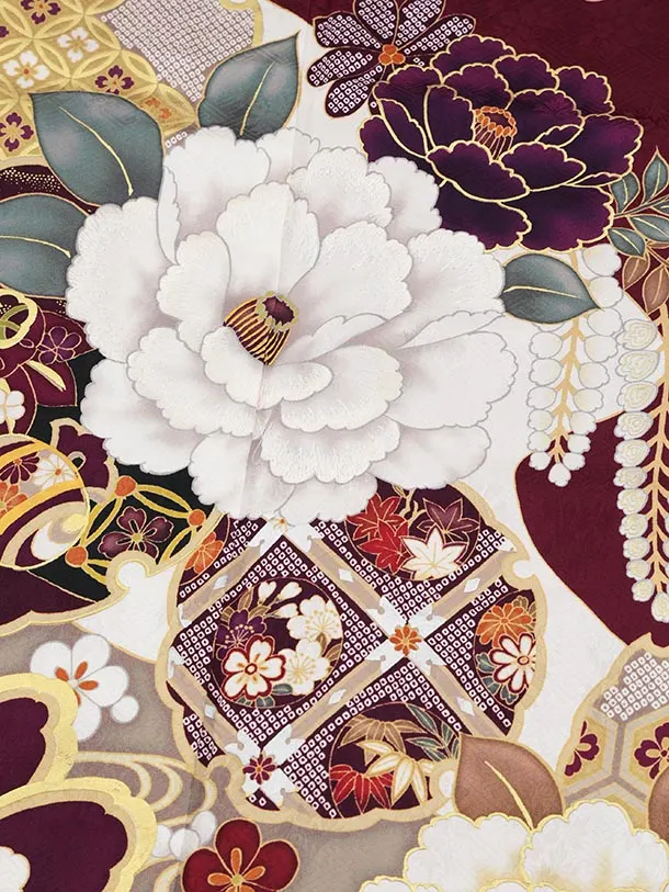 ほのちゃん 振袖ジャケット 天翔天音ちゃんの振袖-紺|成人記念の新作振袖ご紹介 TA-707