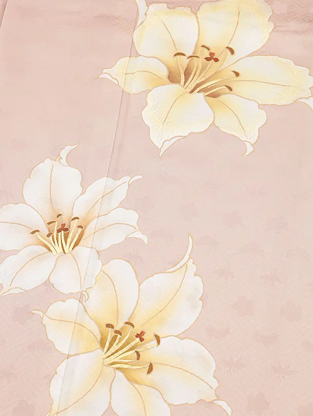 訪問着 作家物 暈し 柳茶色 トールサイズ KK-1552 Antique 海老茶色 紗綾形地模様に鶴お着物＆袴 | cadbunny-website