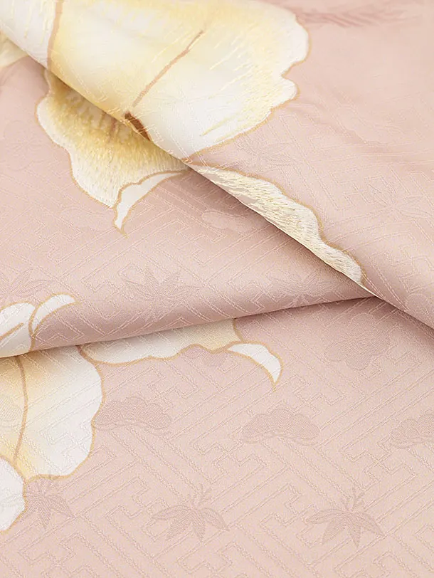 訪問着t1108 ピンク白百合(トールサイズ) | 着物レンタルの京都かしい