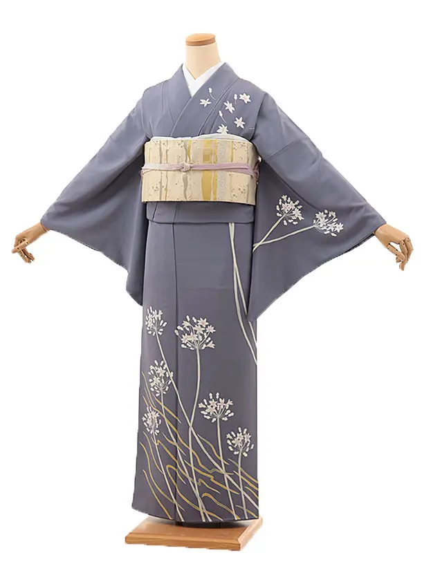 ☆専用☆単衣 正絹 着物 トールサイズ“大人華やかな桜”お召付け下げN-65 ☆専用☆単衣 正絹 着物 トールサイズ“大人華やかな桜”お召付け