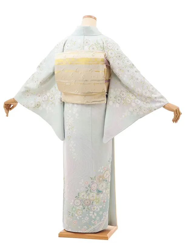 未使用近い　美品 高級化繊　絽 辻が花訪問着セット 夏用 シルクタッチ　ゆったり 訪問着レンタル 訪問着Sサイズ 十日町友禅：桐屋 夢幻辻が花 濃