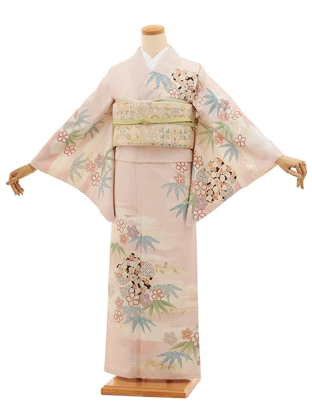 ミニチュア着物　波と牡丹 ミニチュア着物 波と牡丹