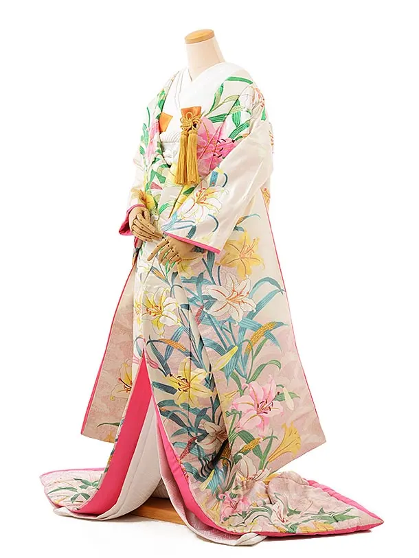 白無垢ﾚﾝﾀﾙE155 正倉院 ｼﾙﾊﾞｰ | 着物レンタルの京都かしいしょう