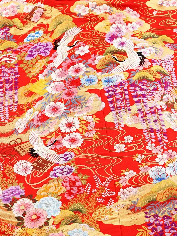 色打掛ﾚﾝﾀﾙ236u京の四季桜 | 着物レンタルの京都かしいしょう