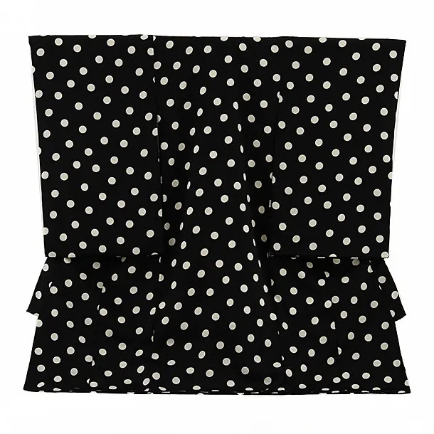 男児産着 お宮参りレンタル2699 黒地 黒白ドット