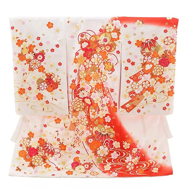 #302 ( 保管品 ) 正絹  女児  お宮参り  産着  きもの 302 ( 保管品 ) 正絹 女児 お宮参り 産着 きもの 302 ( 保管品