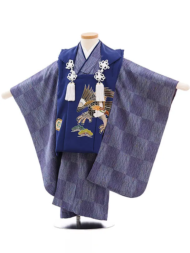 m*︎様 新品 七五三 男児 3歳 正絹 被布コート 正絹 綸子 kao0488-modtop.jpg