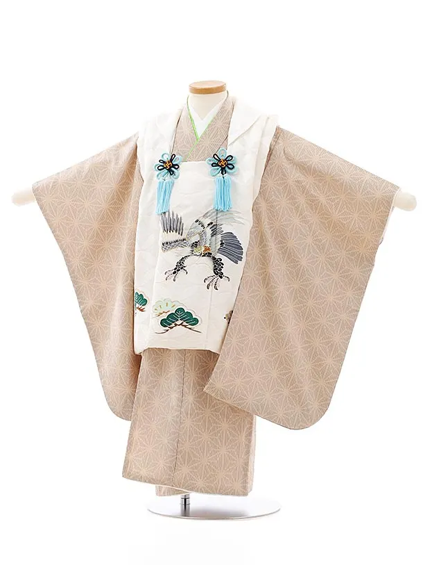 七五三３歳男の子の個性的な正絹鶴柄手縫いの被布(中綿無し） 楽天市場】【レンタル】[七五三 着物 3歳]男の子「K213 水色