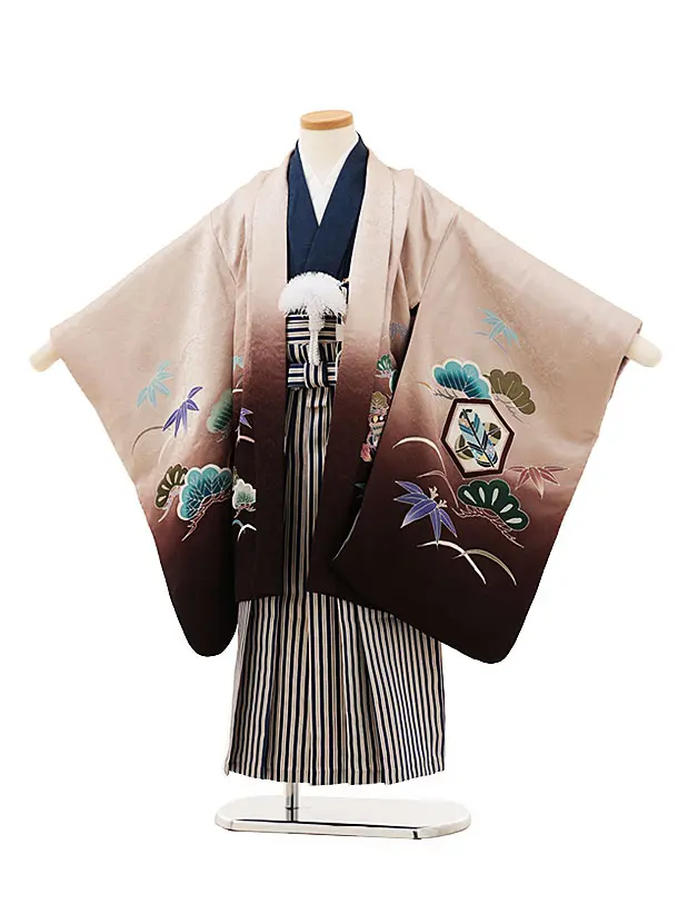 5歳男の子(正絹・羽織袴) | 着物レンタルの京都かしいしょう