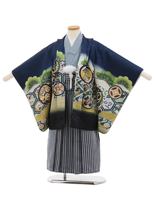 七五三男児　TA-15 フルパック 七五三 男の子 着物 フルセット 3歳 5歳 数5歳 満5歳 7歳 羽織