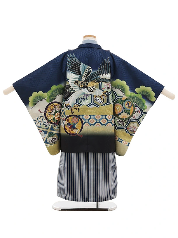 七五三男児　MIN87 フルパック 七五三 着物 男の子 5歳 羽織袴セット SugarKei シュガーケイ