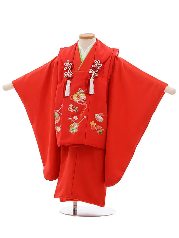 #122 (保管品)  七五三 正絹 被布コ―ト 122 (保管品) 七五三 正絹 被布コ―ト#120( 保管品) 七五三