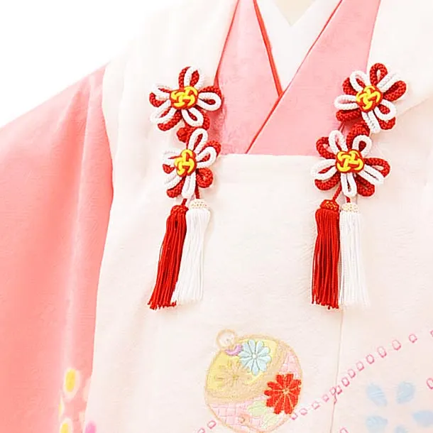 七五三 三歳 女児 被布着物セット 鈴 女の子 祝着 NO39419 七五三 三歳 女児 被布着物セット 鈴 女の子 祝着 NO39419