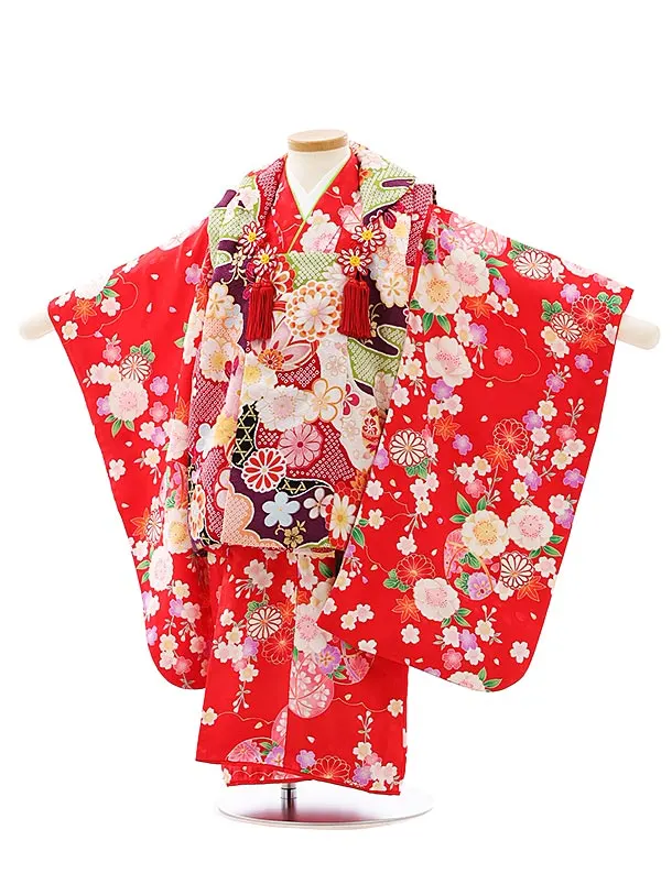 3歳女の子_正絹（被布） | 着物レンタルの京都かしいしょう