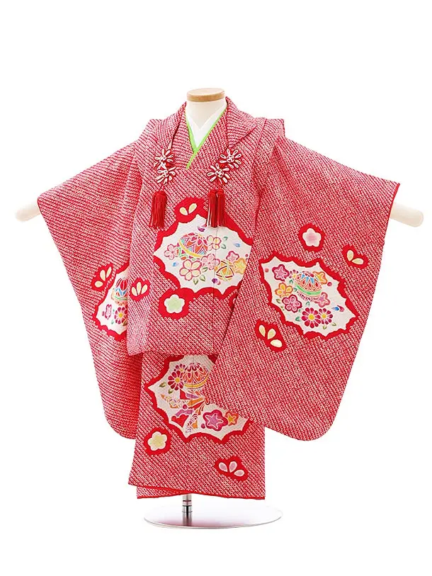 3歳女の子_正絹（被布） | 着物レンタルの京都かしいしょう