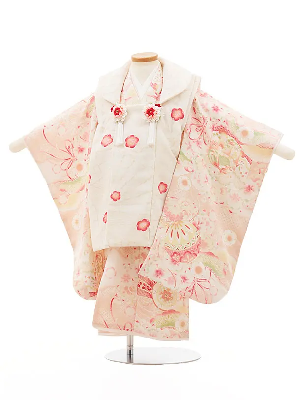 七五三　3歳　被布 七五三(3歳男児被布)O177【pitapita】宇宙 青 汽車ポッポ | 着物