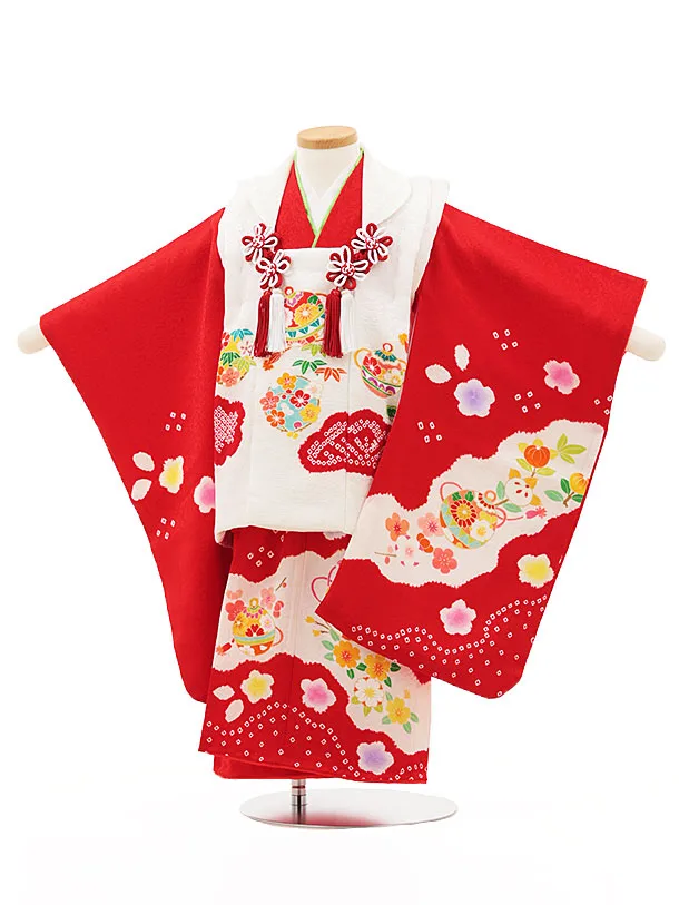 のん　即日発送　七五三　3歳　絹100% 正絹　赤 のん 即日発送 七五三 3歳 絹100% 正絹 赤 楽天市場】七五三 着物 3