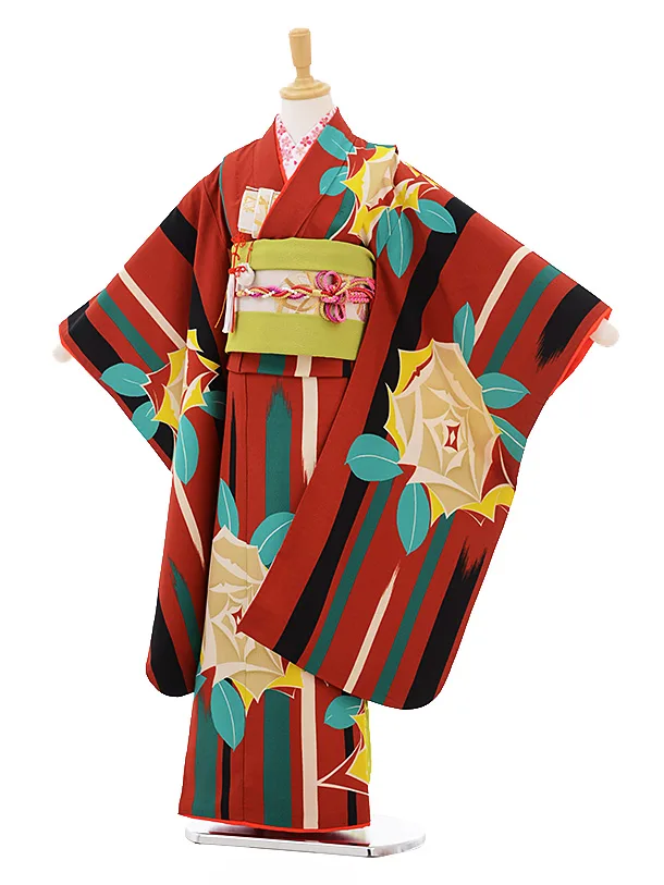 昭和レトロ　結び帯　七五三 和装　女の子 02gy01_c.jpg