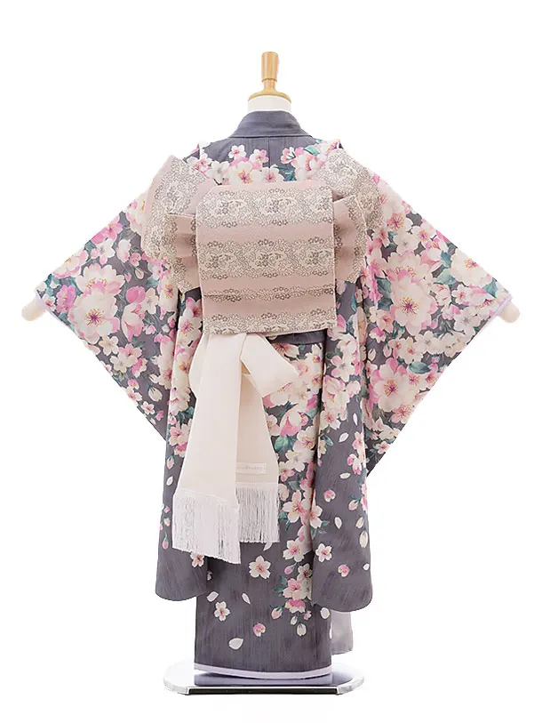 508ag50, 小物5点◎七五三 七歳 女児 アンティーク着物&丸帯 総柄◎ 508ag50, 小物5点◎七五三 七歳 女児 アンティーク着物&丸帯 総柄◎