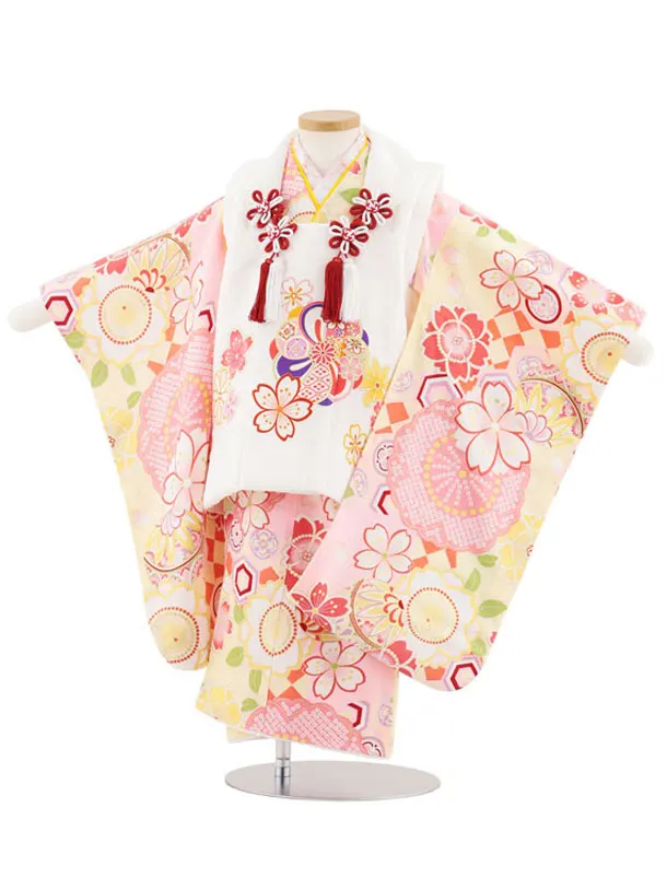3歳女の子_正絹（被布） | 着物レンタルの京都かしいしょう