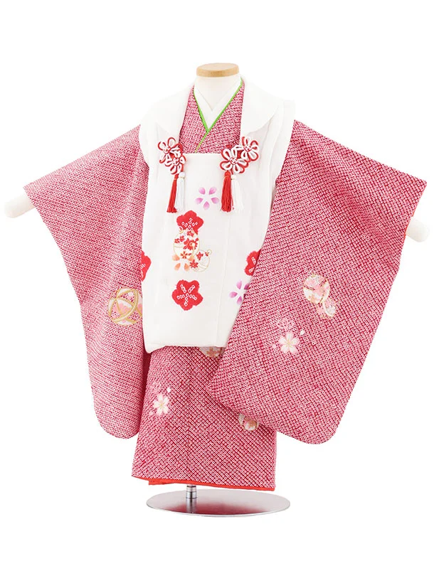 七五三３歳女の子正絹総絞り手縫いの被布（中綿無し）くすみカラー 七五三3歳女の子正絹総絞り手縫いの被布（中綿無し）くすみ