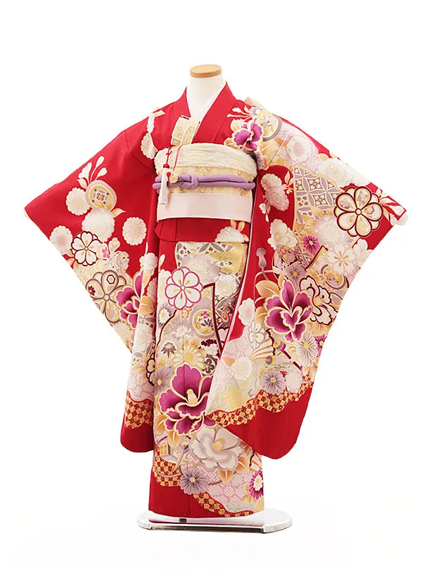 専用です☆大きな椿の花の着物と作り帯セット☆七五三７歳フルセット 楽天市場】七五三 着物 7歳 フルセット 購入 販売 レトロ 椿