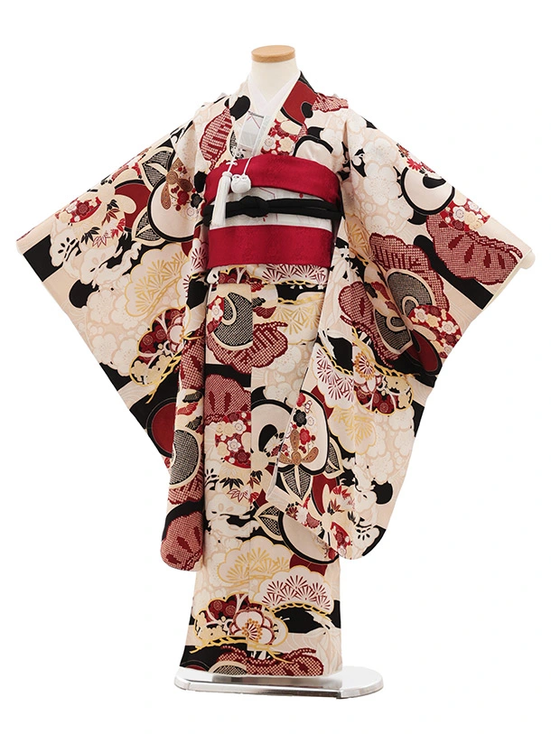 七五三 伝統的和装 赤と黒 楽天市場】七五三 帯 赤黒の通販