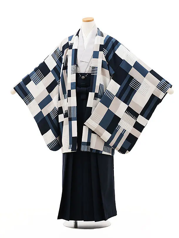 男児袴 レンタル】袴セット 小学生 男の子 レトロ 羽織袴 卒業式 袴