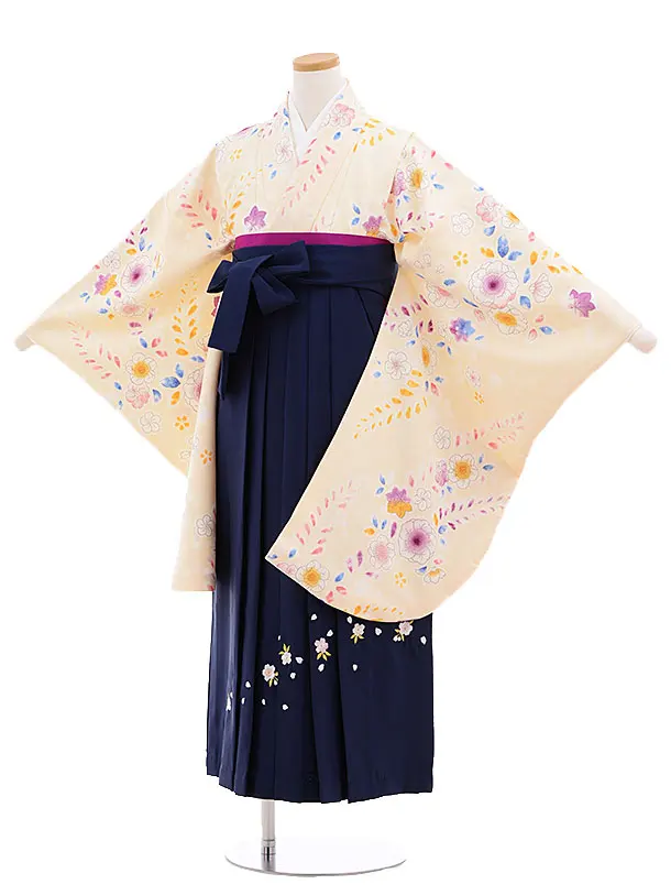 ◆美品◆小学生　女の子　袴　M サイズ 001kohaka.jpg