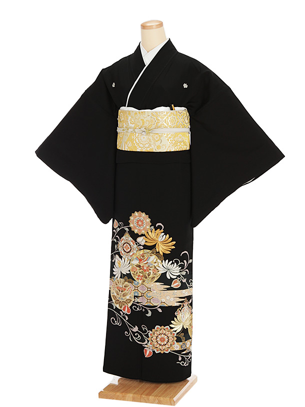 留袖 レンタル 6085菊に鳳凰 | 着物レンタルの京都かしいしょう
