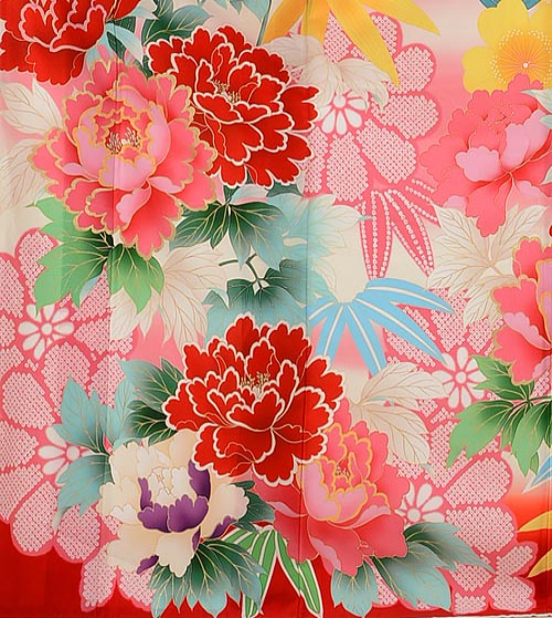 振袖レンタル836JAPANSTYLE白牡丹菊 | 着物レンタルの京都かしいしょう