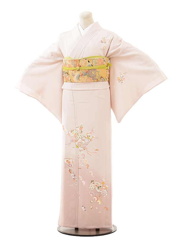 夏訪問着t0088 JAPAN STYLE ﾋﾟﾝｸ紫ぼかし花 | 着物レンタルの京都 