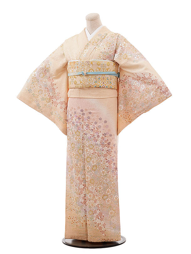 訪問着レンタル561 桂由美 ﾋﾟﾝｸ桜 | 着物レンタルの京都かしいしょう