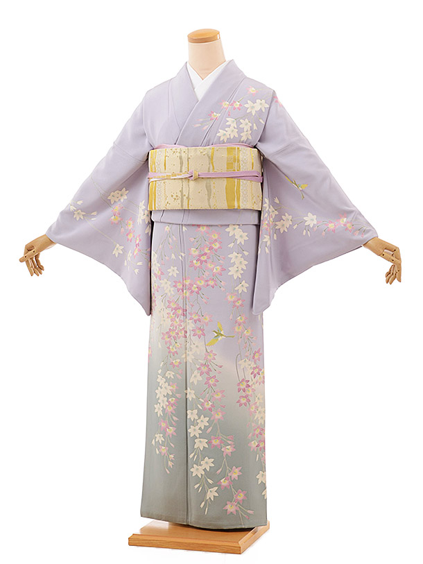 ユナイテッドトウキョウ 作家もの　京加賀友禅の花が描かれた訪問着　着物