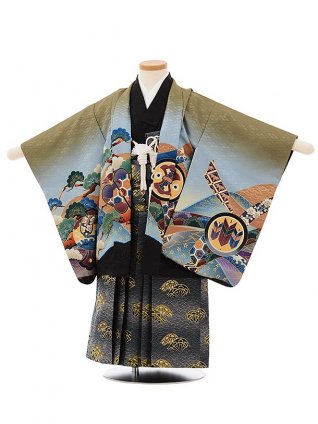 3歳男の子 袴 簡単着付け 着物レンタルの京都かしいしょう
