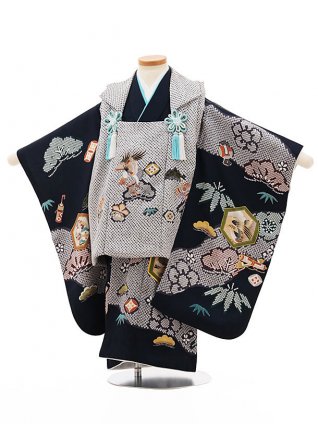3歳男の子(正絹・被布) | 着物レンタルの京都かしいしょう