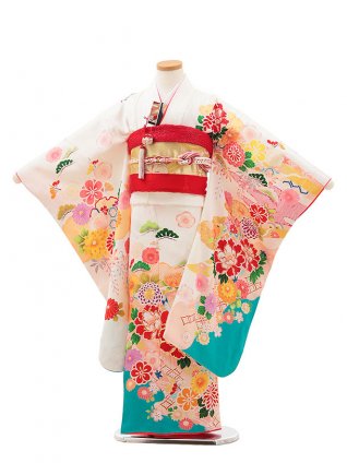 7歳女の子_正絹（帯） | 着物レンタルの京都かしいしょう