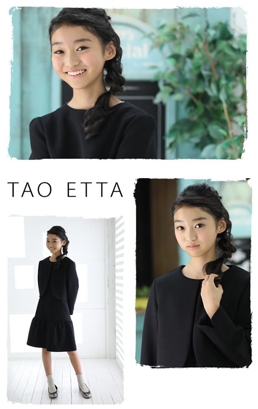 女児ﾌｫｰﾏﾙｽｰﾂ Tao Ettta 0147ﾜﾝﾋﾟｰｽ150cm 着物レンタルの京都かしいしょう